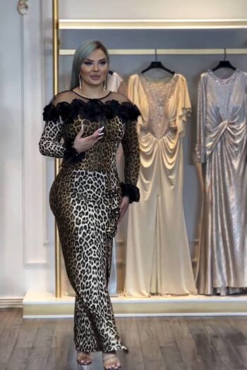 Animal print dress