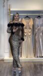 Animal print dress